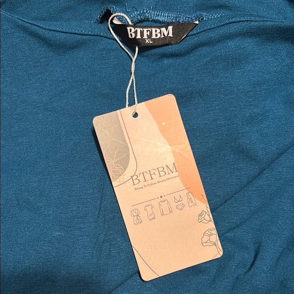 BTFBM Bodycon Maxi Dress Long Sleeve - Picture 5 of 6